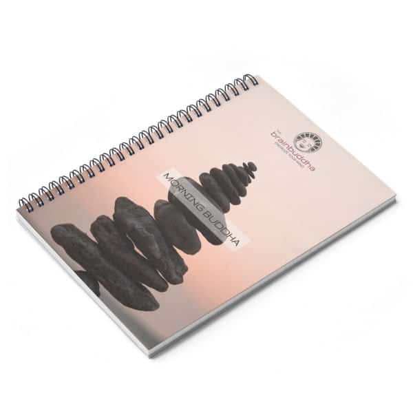 TheBrainBuddha Morning Buddha Spiral Notebook - Ruled Line - Buddha Rocks variant cover - Image 2