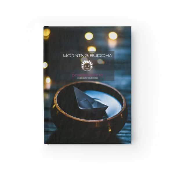 TheBrainBuddha Morning Buddha Hard-Cover Journal - Blank Pages - Buddha Bowl Cover Variant - Image 2