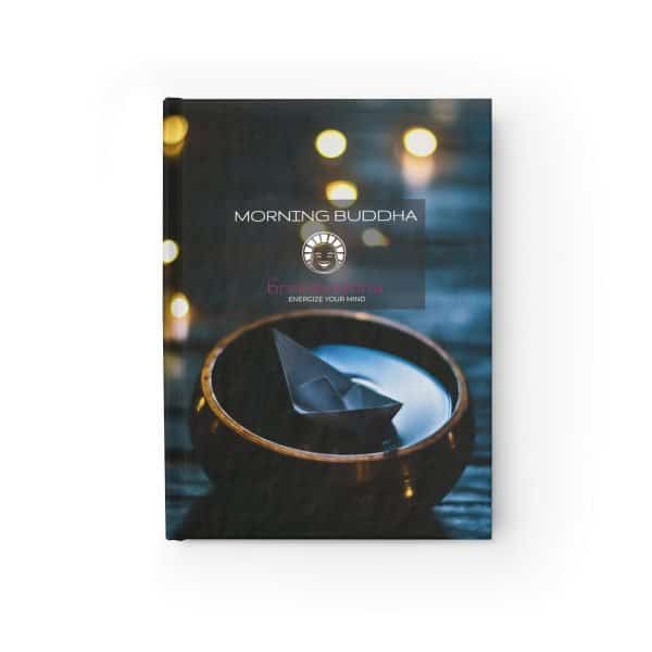 TheBrainBuddha Morning Buddha Hard-Cover Journal - Ruled Line - Buddha Bowl Cover Variant - Image 2